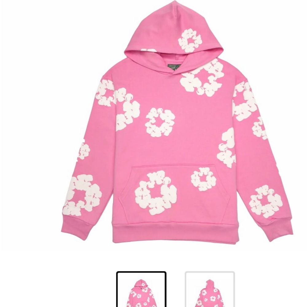 pink denim tears large sweaters